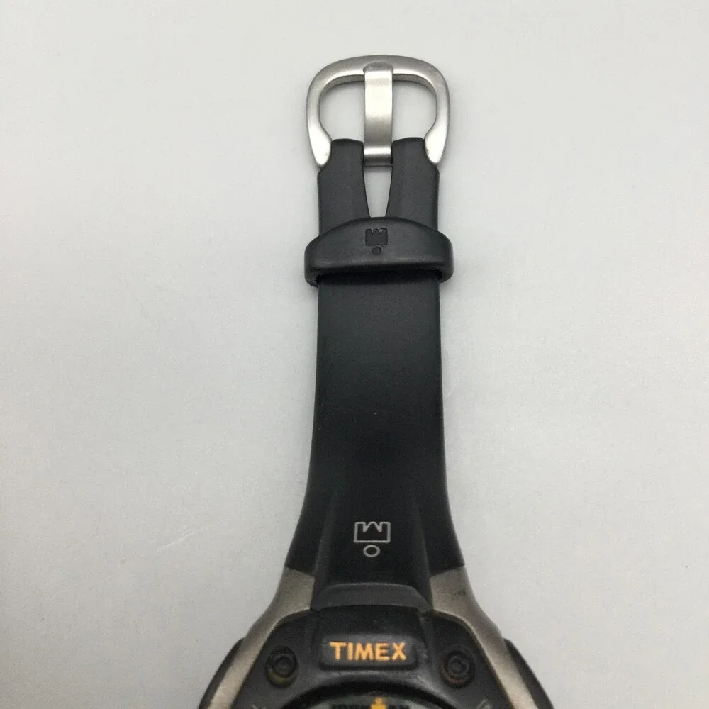 Timex Ironman Triathlon 30 Lap Mens Watch 38mm Black Gray 30Lap New Battery